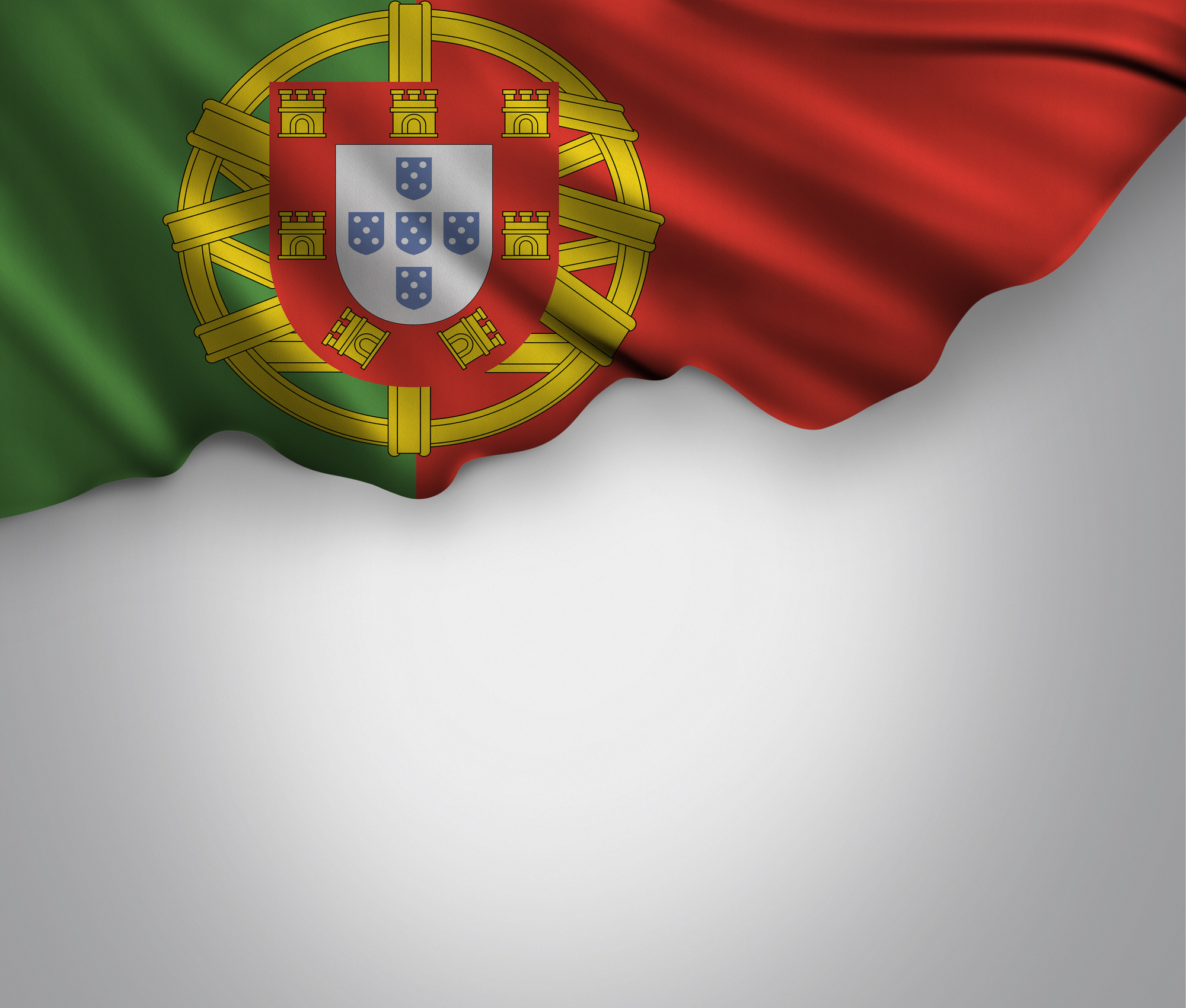 Waving Flag of Portugal